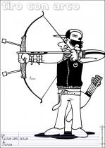 coloriage-tir-arc-1
